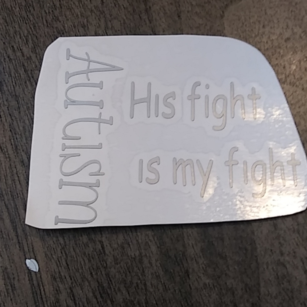 Autism awareness decal